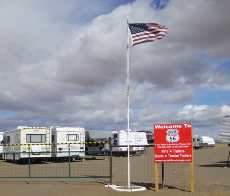 RV Storage Direction Sign 3